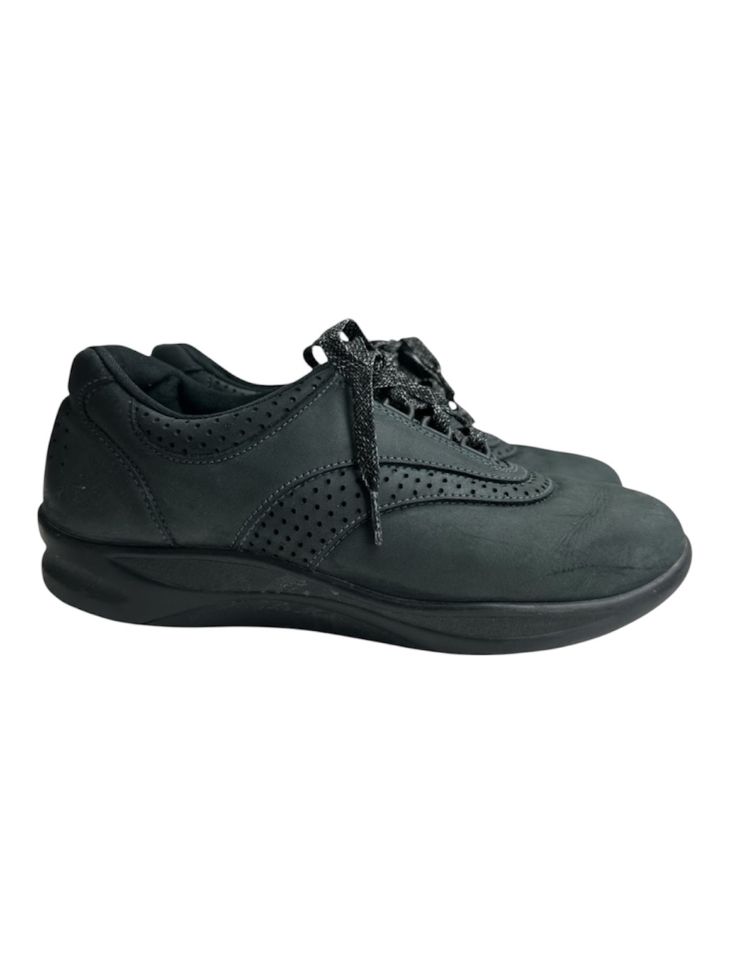 Sas Walk Easy Walking Shoes Nero Nubuck